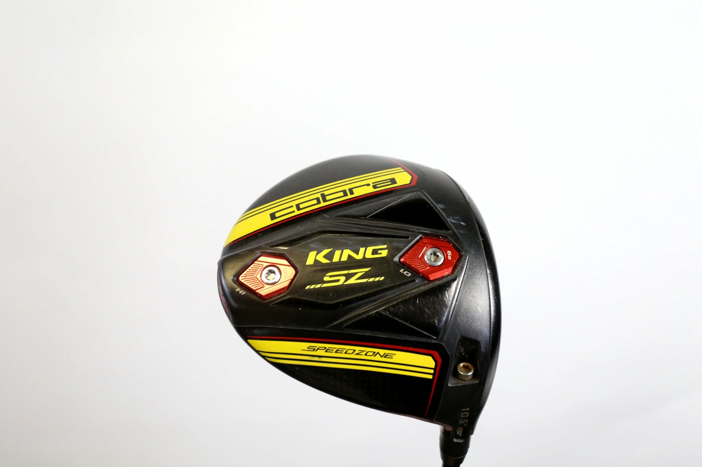 Cobra King SpeedZone Black/Yellow Driver - Right-Handed - 10.5 Degrees - Stiff Flex 3 Cobra King SpeedZone Black/Yellow Driver - Right-Handed - 10.5 Degrees - Stiff Flex